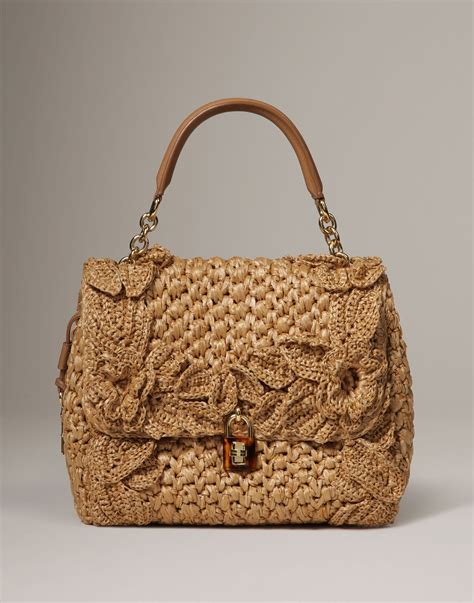 borse rafia dolce gabbana|dolce and gabbana raffia.